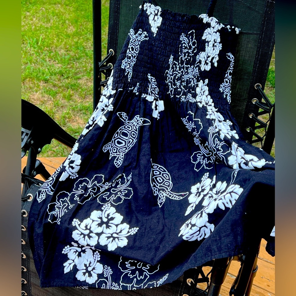 Thin strapped dress or top.